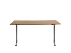 Elektrisch ihv bureau,HxBxD 700-1200x1600x800mm,blad beuken