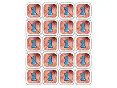 Consumptie breekmunten Combicraft 200 stuks rood