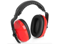 Casque antibruit Active Gear 29 dB avec arceau rouge