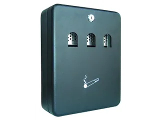 Wandasbak staal 24x30x9cm 3L met 2 sleutels - 3