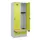 locker met bank,HxBxD 1950x800x815mm,2vak,vak B 400mm,draaigrendel