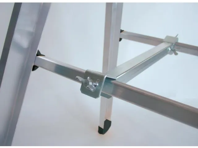 multifunctionele telescoopladder,4x4,sporten,balk L 2,5-4,2m,aluminium