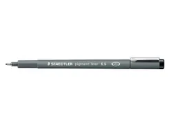 Fineliner Staedtler Pigment 308 zwart 0.6mm
