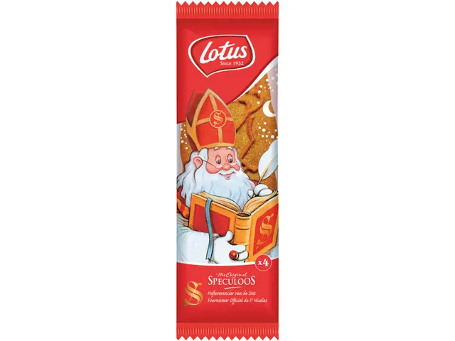 speculaaskoekjes, Sinterklaas, 14 cm, pakje van 4