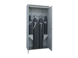 inhanglegbord,v. gasflessenkast,v. kast D 400mm,staal,RAL7035