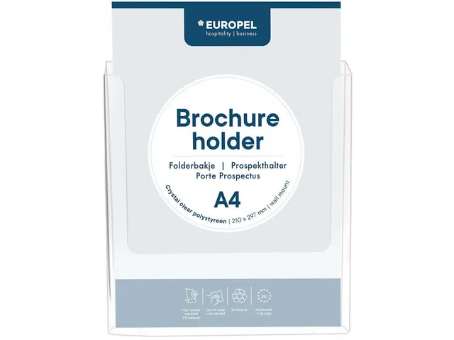 wandfolderhouder A4 transparant