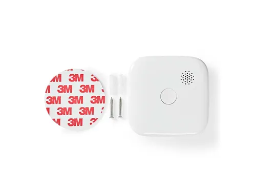 Rookmelder Nedis Smartlife Wifi 10 jaar sensor wit
