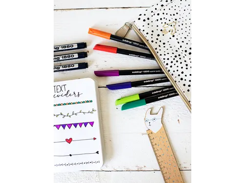 Fineliner edding 1200 rood 0.5-1.0mm
