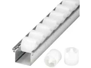 Rollenrails Cilindrische Rollen V.kunststof Afstand 28Mm L 3000Mm - 2