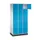 lockerkast,RAL 7035/RAL 5012,HxBxD 1950x920x500mm,3x6vakken,cil.-slot