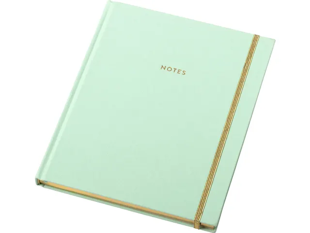 Notitieboek Èccolo Bookcloth Notes lijn ca. 20x25cm 80gr. 256pag.