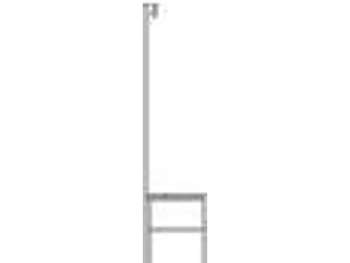 Omkleedbank 1500mm Pvc-Zitlatten Enkel Hakenlijst Schoenenrek Ral7021