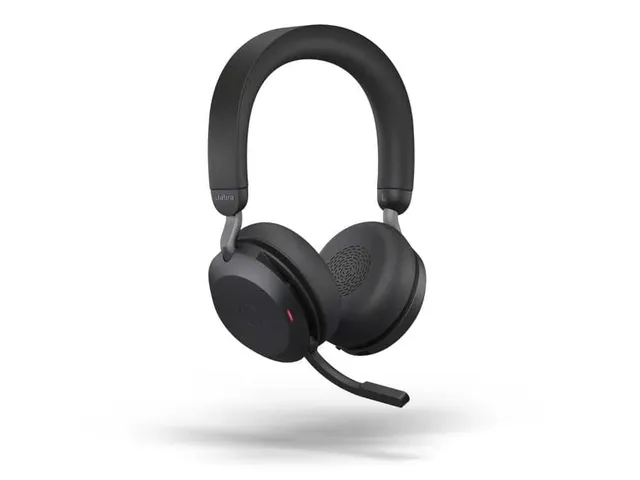 Jabra Evolve 2 75 USB-C UC Headset ANC duo wireless on-ear zwart