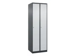 locker voor scheiding van kleding,HxBxD 1850x600x500mm,2vak