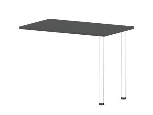 aanbouwtafel,i.h.v.,HxBxD 720-840x1000x600mm,MS-donkergrijs