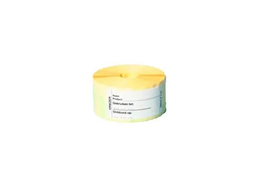 Labellord Vriezer Label 100x35mm Aqua rol 250stuks