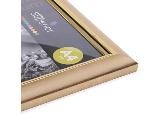 Fotolijst Seco A4 goud plexiglas