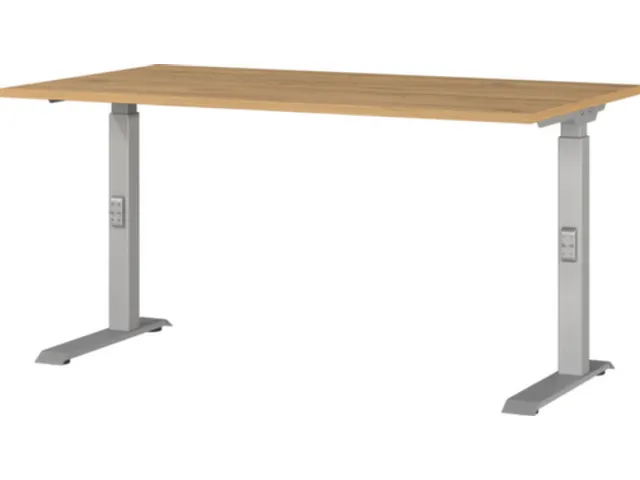 In hoogte verstelbaar bureau,HxBxD 680-910x1400x800mm