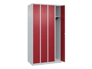 locker,HxBxD 1850x1000x500mm,4vak,vak B 250mm,cil.-slot - 2