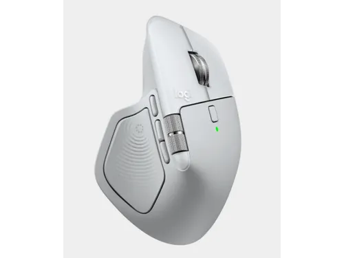 Logitech MX Master 4 draadloze muis 8 knoppen rechts Bluetooth grijs