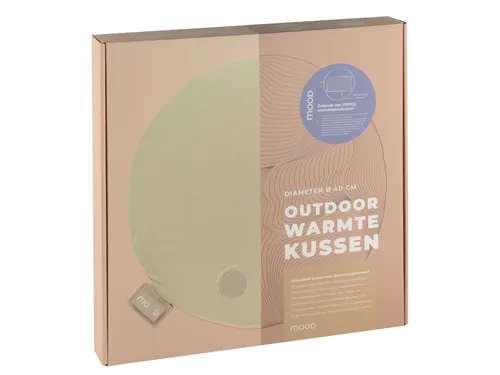 Warmtekussen Mood outdoor rond 40cm beige