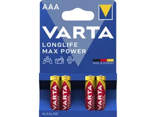 Batterij Varta Longlife Max Power AAA blister a 4 stuks - 1
