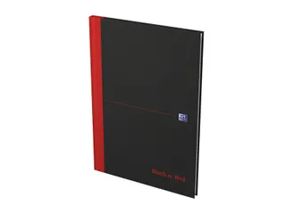 Notitieboek Oxford Black n' Red A4 96vel lijn zwart - 9