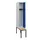 locker met bank,HxBxD 1950x300x815mm,1vak,vak B 300mm,cilinderslot