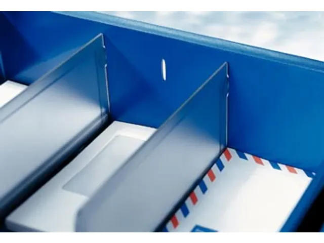 tussenschot Sorty brievenbak transparant 2x