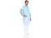 Hygonorm 27436 Bezoekersjassen met drukknopen PP Blauw maat L