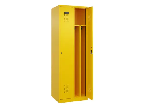 locker voor scheiding van kleding,HxBxD 1850x600x500mm,2vak