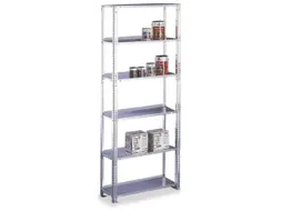 magazijnstelling,grondveld,HxBxD 1850x754x304mm,vaklast 80kg