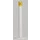Staande Asbakzuil 2 liter H 1005mm Rond Ral9016 Ral1023