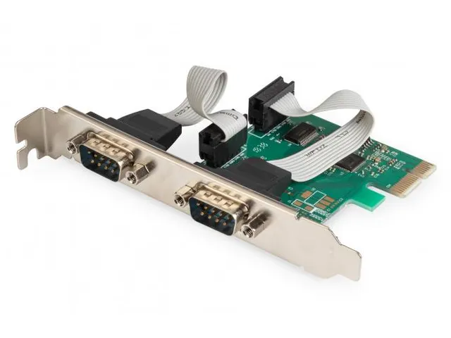 Seriële I/O 2-poorts PCIexpress-uitbreidingskaart ASIX99100-chipset