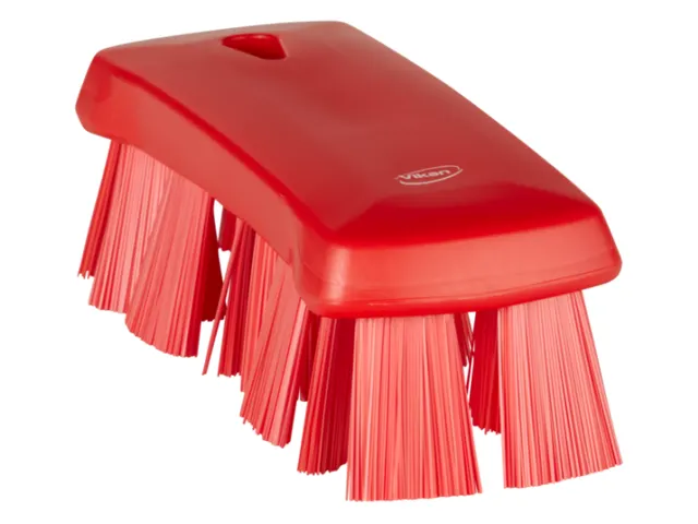 Vikan 3891-4 UST Kleine Werkborstel Harde vezel 176mm Rood