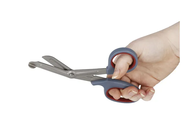 Softgrip schaar 180mm First Aid Only grijs/rood