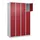 lockerkast,HxBxD 1850x1200x500mm,4x4vakken,vak B 300mm,cil.-slot