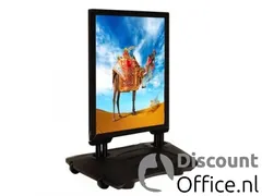 Stoepbord ShopStopper Deluxe B1 Zwart