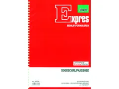 Doorschrijfkasboek Sigel Expres A4 2x50 blad met spiraal