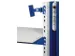 poste informatique,HxlxP 1230x650x650mm,3 tabl.,niveaux gris clair