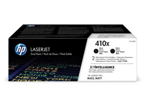 toner 410X 6 500 pagina's OEM CF410XD zwart 2 stuks