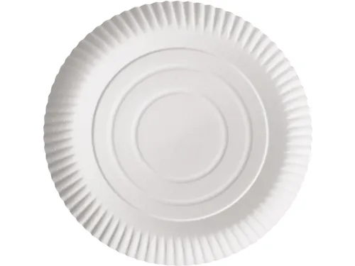 Papstar Pure Bord rond 26cm FSC karton Wit 100 stuks