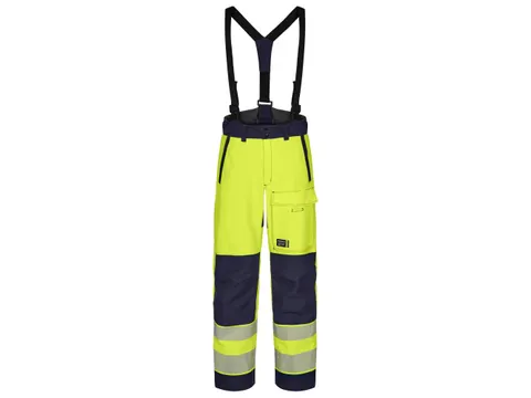 Tranemo 430546 werkbroek, fluo geel/marineblauw, maat M, per stuk