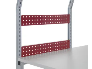 geperforeerde plaat,v. paktafel,HxBxD 100x800x30mm,schroefbaar,staal - 1