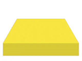 Fotokarton Kangaro 50x70cm 300gr bananengeel pak 25 vel - 1