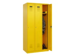 locker,HxBxD 1850x900x500mm,3vak,vak B 300mm,cil.-slot,staand op vloer