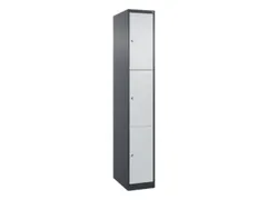 lockerkast,HxBxD 1850x300x500mm,1x3vakken,vak B 300mm,cil.-slot