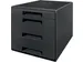 Recycle ladenblok 4 laden 287x270x363mm zwart