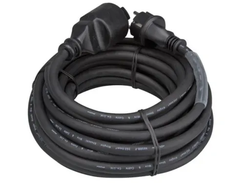 Rubber Verlengkabel Met Krimpkous 3g2.5 10 M Penaarde IP44