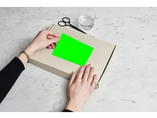 Etiket Rillprint 70x37mm fluorgroen 2400 etiketten - 5